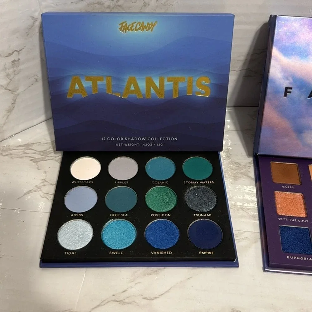 Bad habit artistry , eye candy Atlantis and fantasia eyeshadow beauty bundle